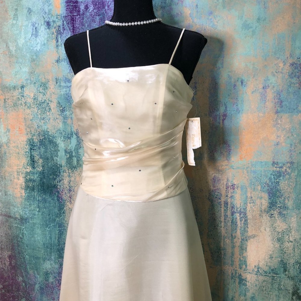 NWT  📌Eureka USA Stunning Chiffon Ball - Formal - Bridesmaid - Prom  GOWN - Picture 7 of 16
